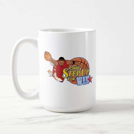 Un pas en avant pour gagner | Mug classique 15# (Gauche)