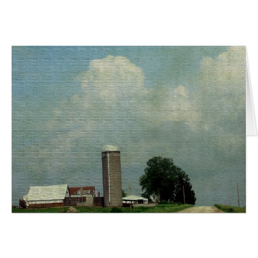 Un paysage agricole rural (Devant horizontal)