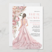 Un Peonies Roses Dreamdal Shower Invitation (Devant)