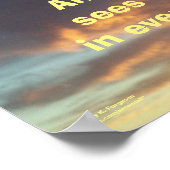 UN PESSIMISTE VOIT DIFFICULTY CHURCHILL POSTER (Coin)