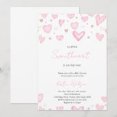 Un petit amour est en route Invitation (Devant / Derrière)