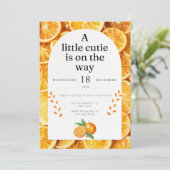 Un petit amour est en route invitation (Debout devant)