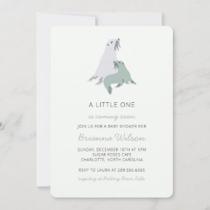Un petit arrive bientôt invitation pour une baby s