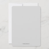 Un Petit Baby shower Boo Par Courrier Invitation (Dos)