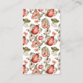 Un Petit Baby shower Citrouille Cartes De Repas (Dos)