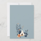 Un Petit Baby shower De Camper Forest Invitation (Dos)