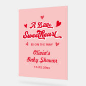 Un petit Baby shower de Saint-Valentin rose rouge (Angle)
