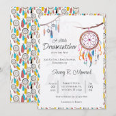 Un petit Baby shower Dreamcatcher Invitation (Devant / Derrière)
