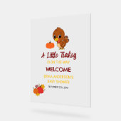 Un Petit Baby shower Turc Thanksgiving Bienvenue (Angle)