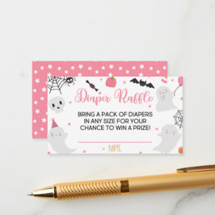 Un Petit Boo est presque due Diaper Carte Raffle G