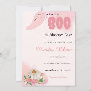 Un petit Boo Halloween Baby shower Invitation