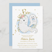 Un petit Boo Halloween Baby shower Invitation (Devant / Derrière)