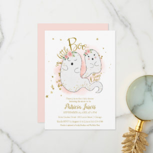 Un petit Boo Halloween Baby shower Invitation