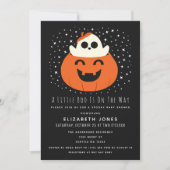 Un petit Boo Halloween Baby shower Invitation (Devant)