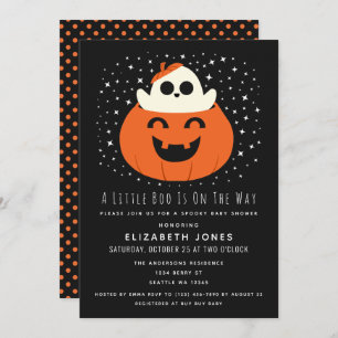 Un petit Boo Halloween Baby shower Invitation