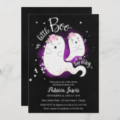 Un petit Boo Halloween Baby shower Invitation (Devant / Derrière)
