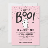 Un Petit Boo Halloween Baby Sprinkle Invitation (Devant)