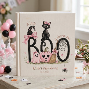 Un petit Boo Halloween Chat Rose Citrouille 