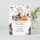 un petit botte baby shower bébé invitations douche (Debout devant)