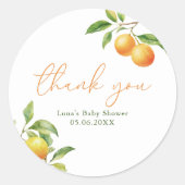 Un Petit Bout De Chou Arrive Autocollant Pour Cade (Devant)