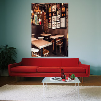 Un petit café | AI Art Poster