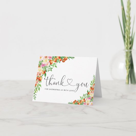 Un petit Carte de remerciements baby shower (Devant)