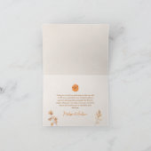 Un Petit Carte de remerciements Baby shower Citrou (Intérieur)