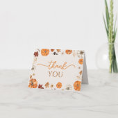 Un Petit Carte de remerciements Baby shower Citrou (Devant)