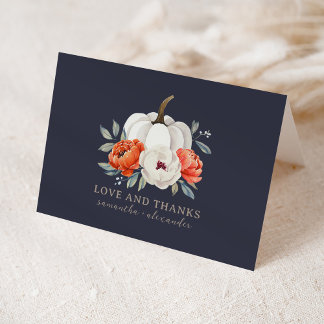 Un Petit Carte de remerciements Baby shower Citrou