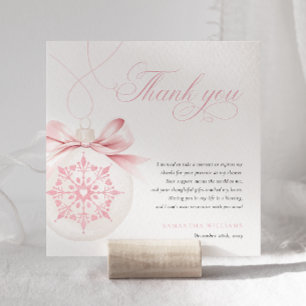Un Petit Carte de remerciements Baby shower Rose S