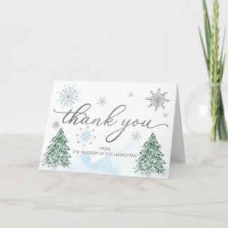 Un petit Carte de remerciements de Baby shower à f