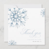 Un petit Carte de remerciements de Baby shower ble (Devant)