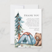 Un Petit Carte de remerciements De Baby shower De  (Devant)