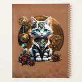 Un petit chaton mignon dans un style steampunk. (Dos)