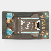 Un Petit Citrouille | BABY SHOWER | Bannière bébé (Horizontal)