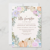 Un Petit Citrouille Baby Shower Invitations (Devant)