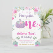 Un petit Citrouille fait une invitation à l'annive (Debout devant)