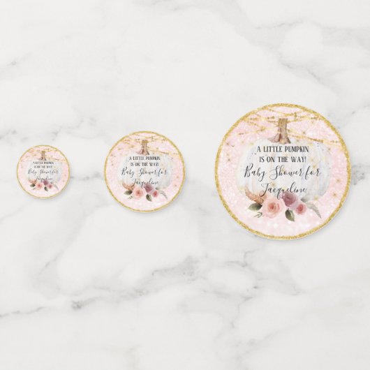 Un Petit Confetti De Fleur Rose Parties scintillan (Devant)