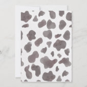 Un Petit Cow-boy Est En Chemin Invitation Blue (Dos)