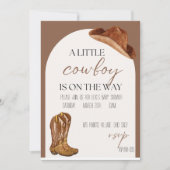 Un petit cow-boy est sur le chemin des invitations (Devant)