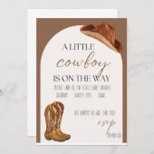 Un petit cow-boy est sur le chemin des invitations (Devant / Derrière)