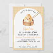 Un Petit Dumpling Première Invitation de fête d'an (Devant)