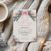 Un Petit Ensemble De Joy Baby shower Invitation