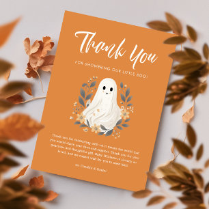 Un petit fantôme Boo Halloween Baby Shower Merci