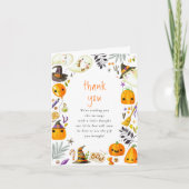 Un petit fantôme de Boo et un Merci d'Halloween Ci (Devant)