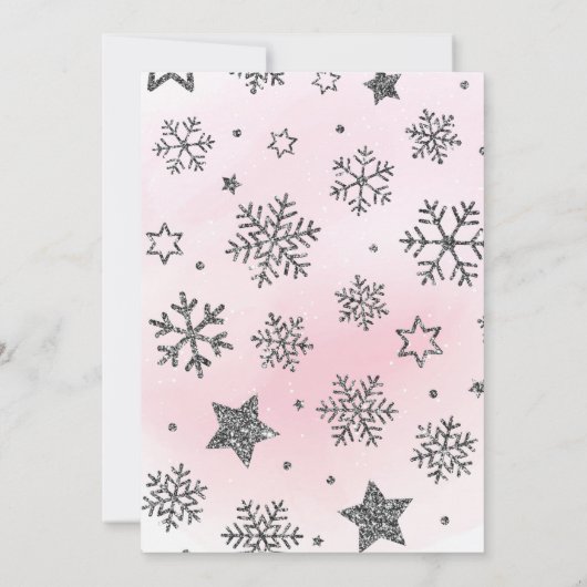 Un petit flocon de neige est à son invitation de (Dos)