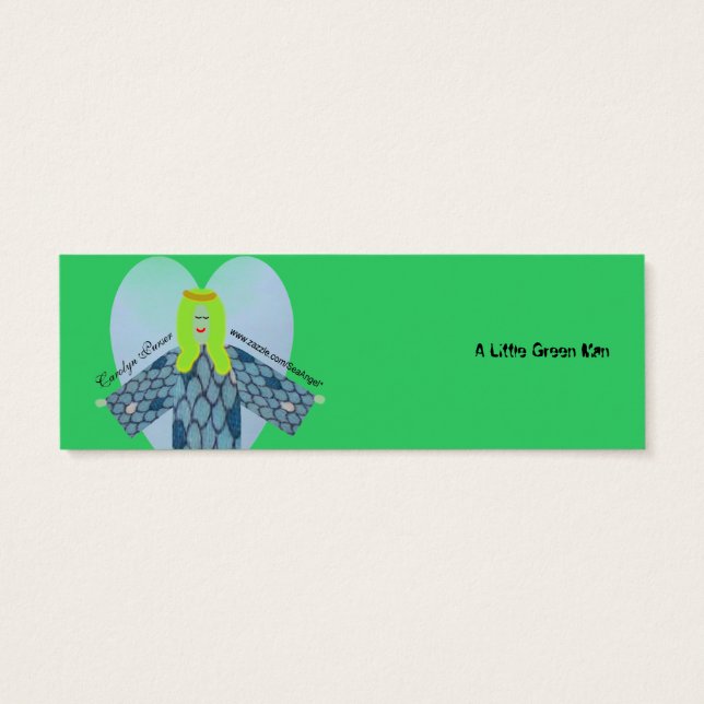 Un Petit Homme Vert, Mini Signets (Dos)