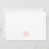 Un petit lapin a un Carte photo d'anniversaire (Dos)