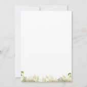 Un petit lapin est en chemin Invitation (Dos)