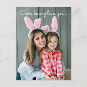 Un petit lapin t'aime modèle de photo personnalisé